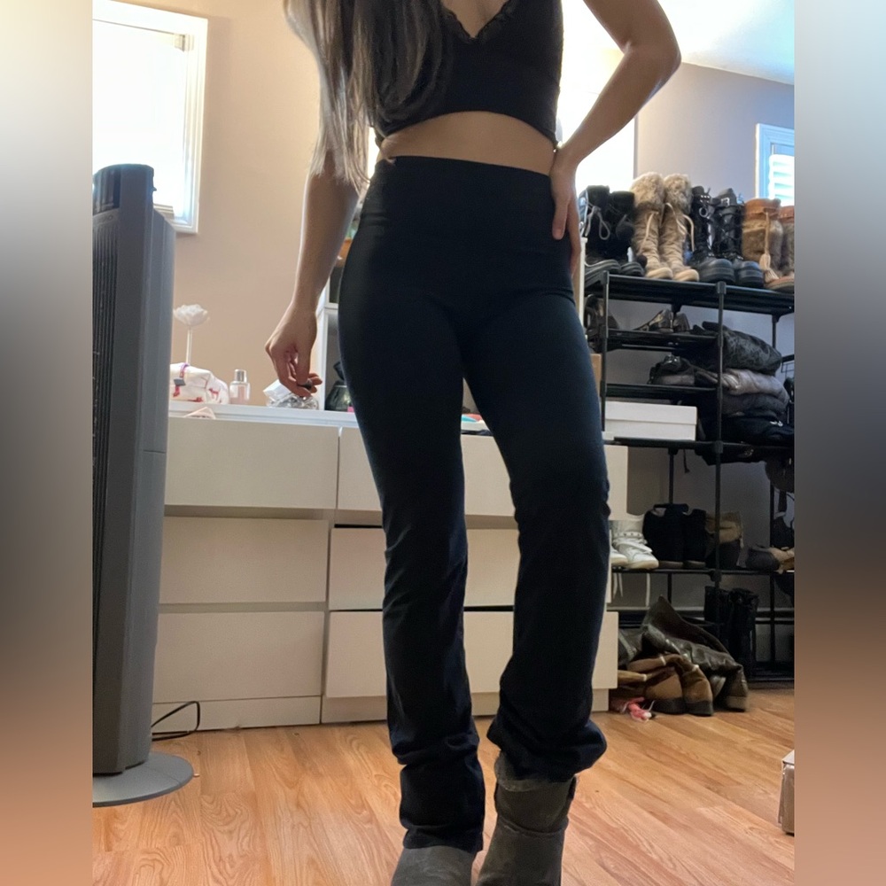 Aerie Black Flare Leggings